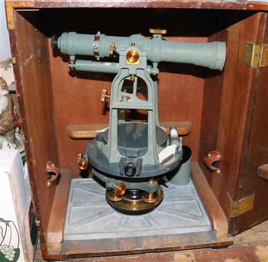 Keuffel and Esser Co cased theodolite
